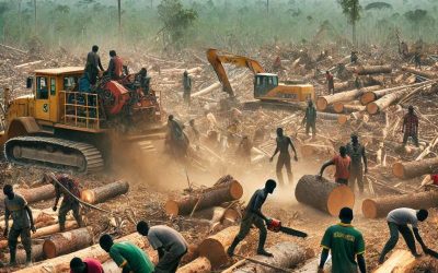 El Saqueo de los Bosques en Evinayong: Empresas Extranjeras y Poder Local, Una Alianza Contra el Futuro
